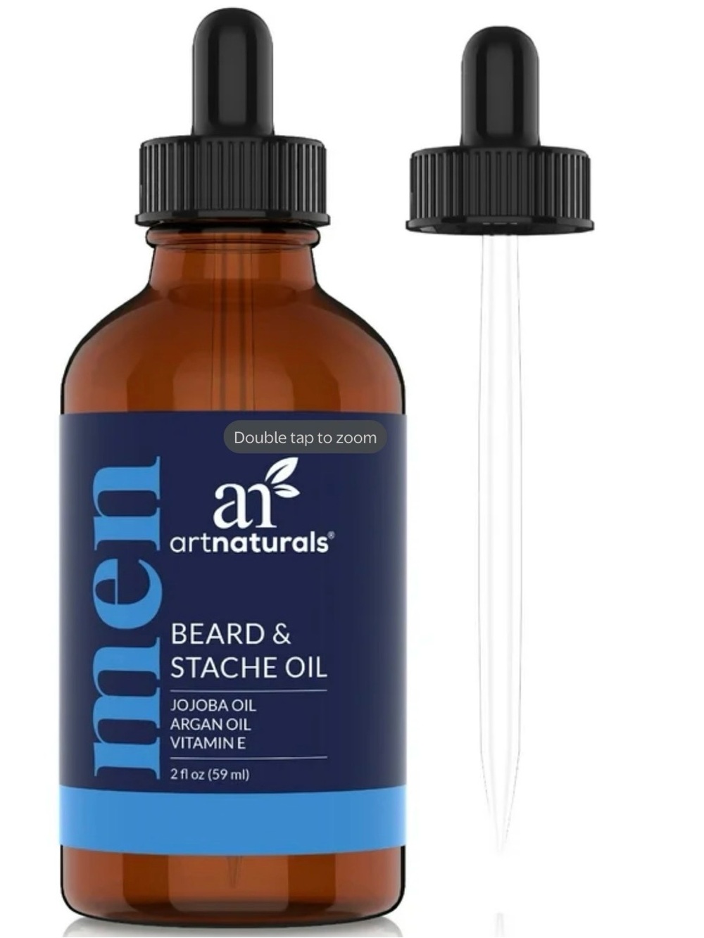 ArtNaturals Men Beard & Stache Oil 2 fl oz NWOT - Picture 8 of 9